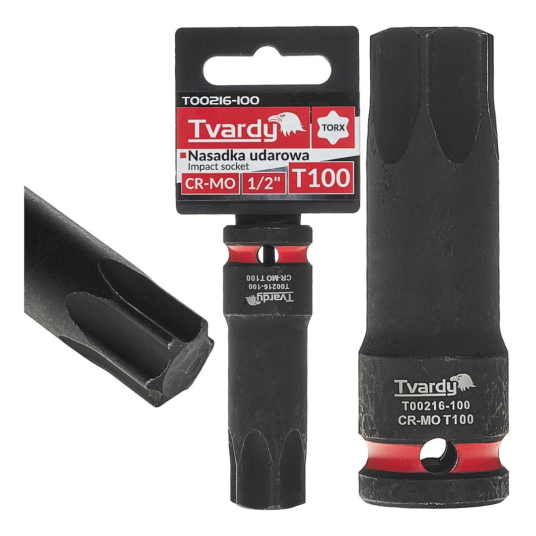 Nástrčkový klíč TORX 1/2 T100 CR-MO  celkový pohled