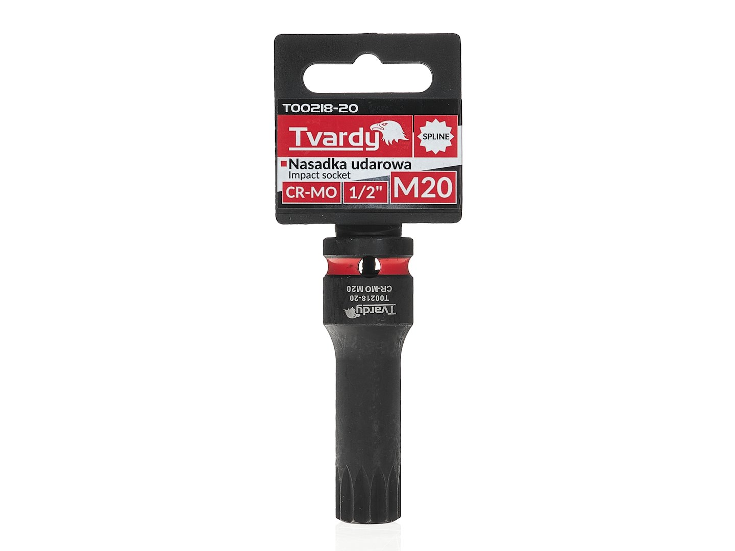 Nástrčkový klíč SPLINE 1/2" M20 CR-MO (Geko) 4