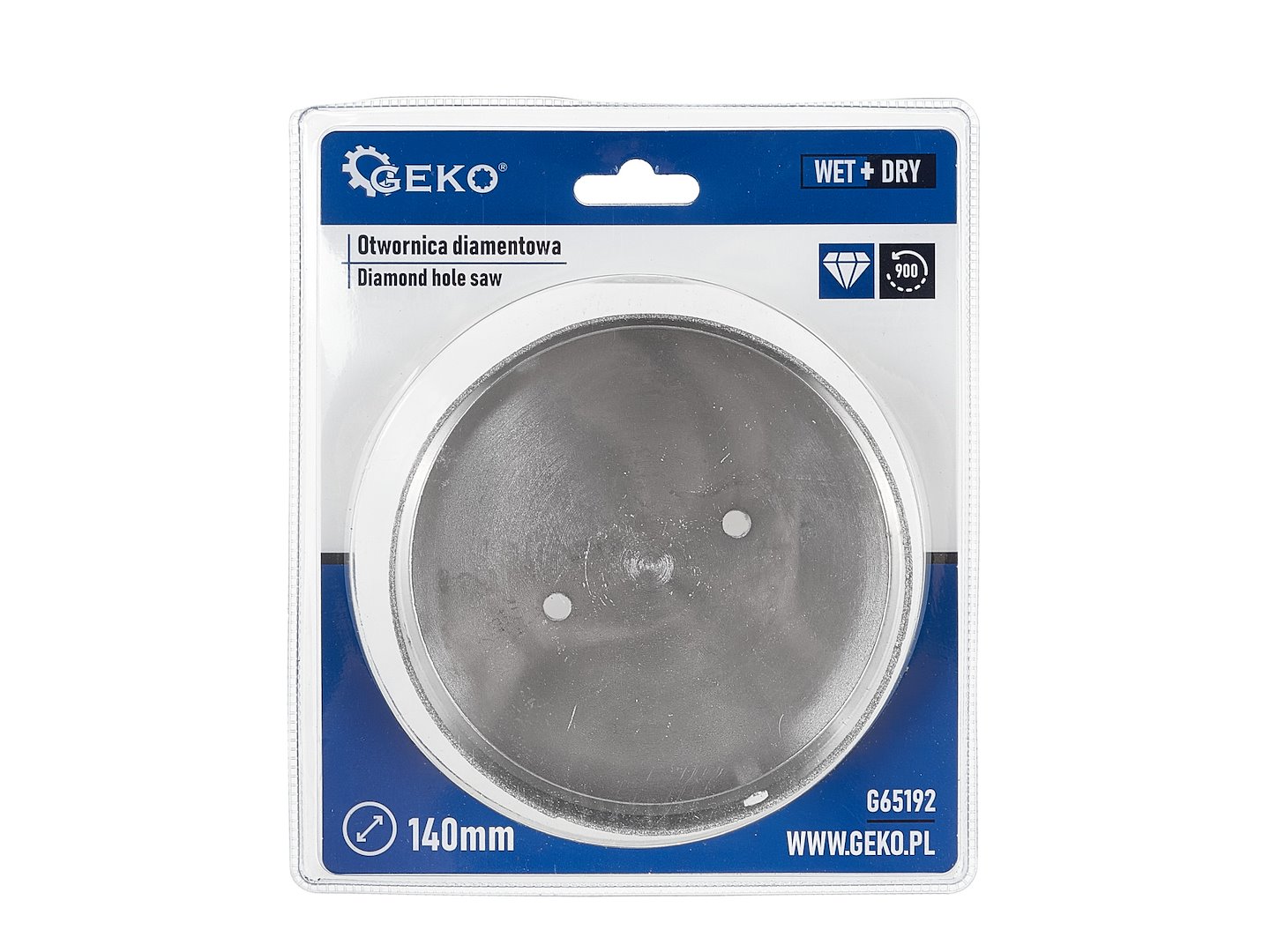 Diamantové korunové vrtáky do dlažby 140 mm – sada 25 kusů (Geko) 4