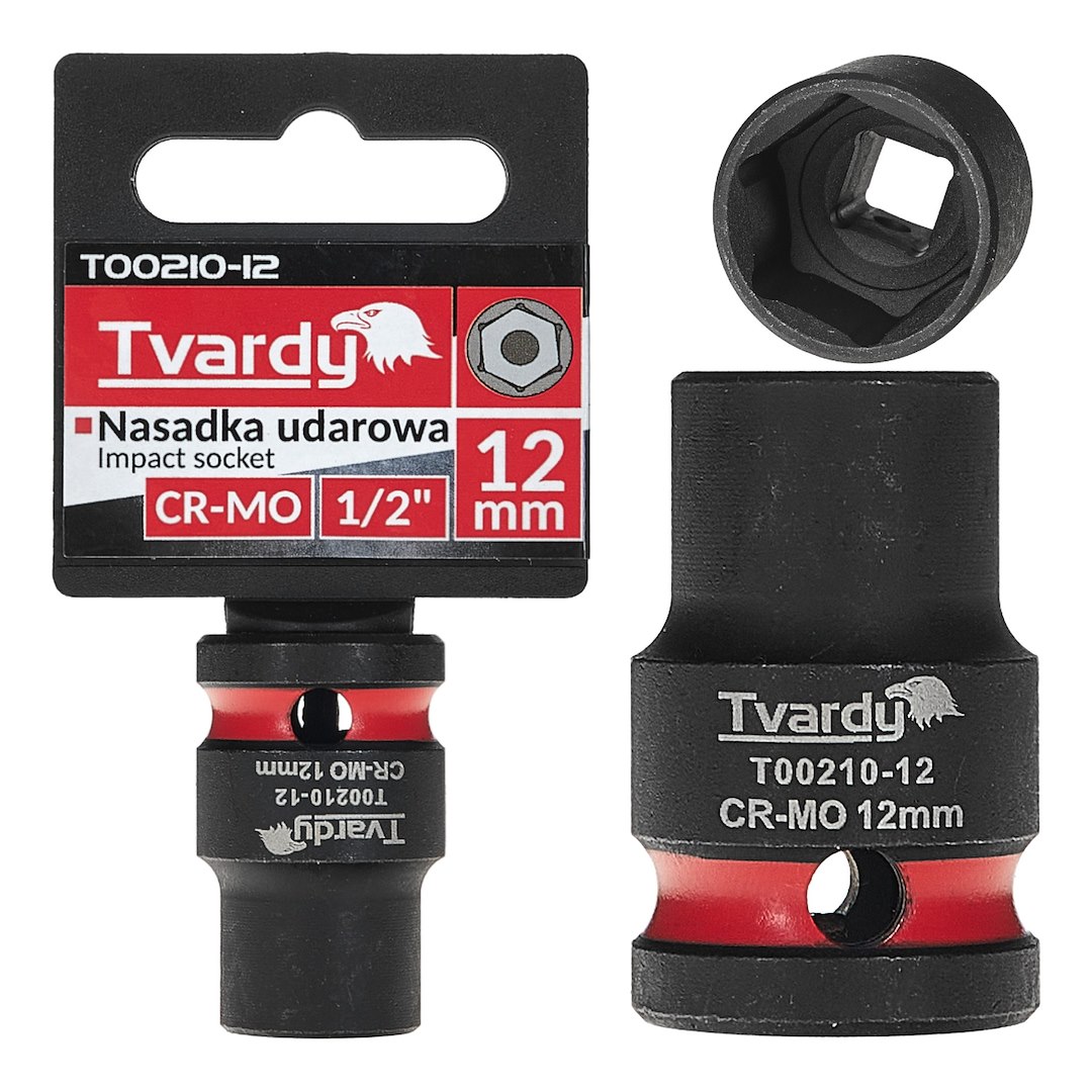 Nástrčkový klíč 1/2 6-hranný 12 mm CR-MO Geko – celkový pohled
