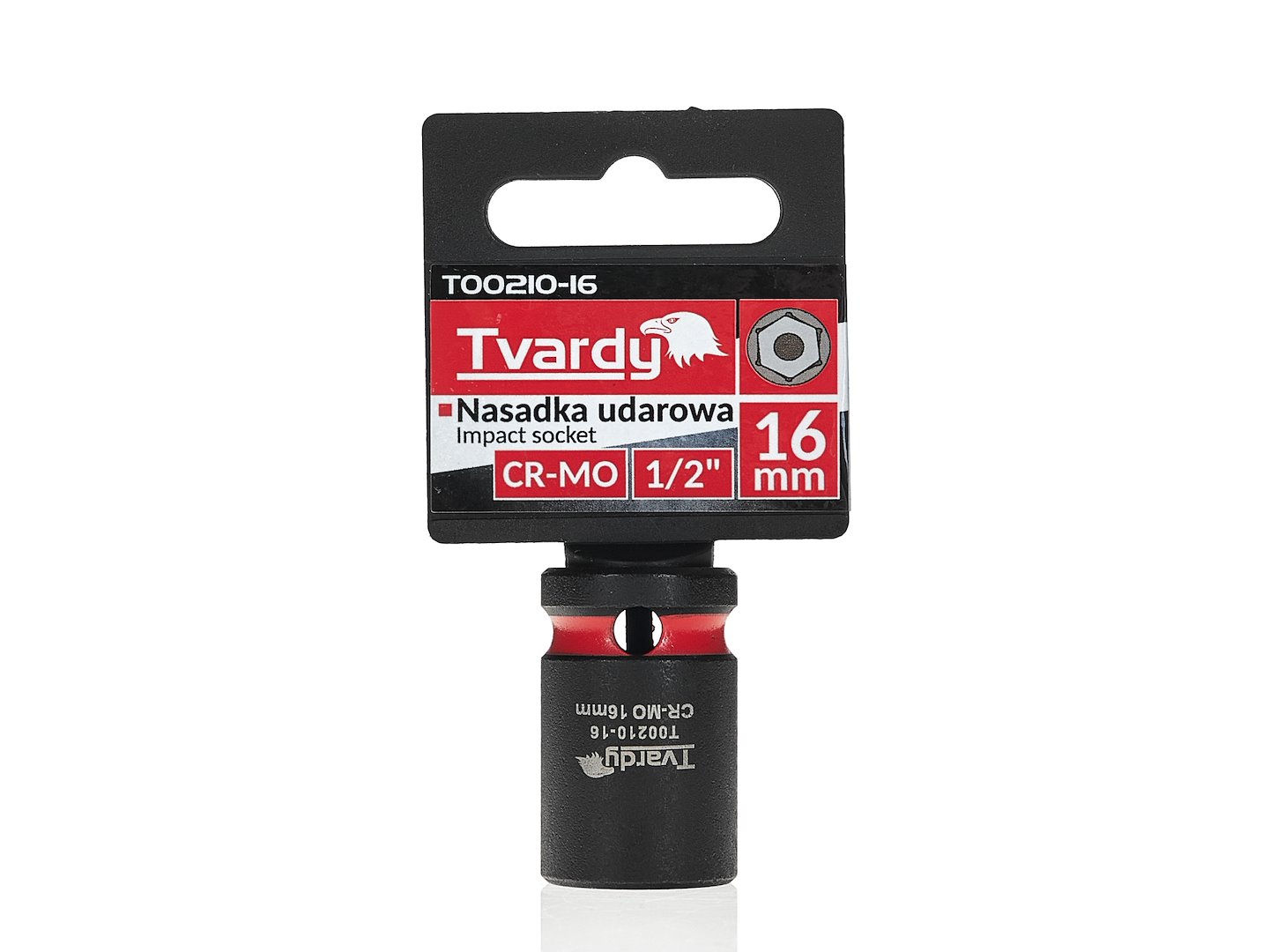 Nástrčkový klíč 1/2" 6-hranný 16 mm CR-MO (10/200) – Geko 4