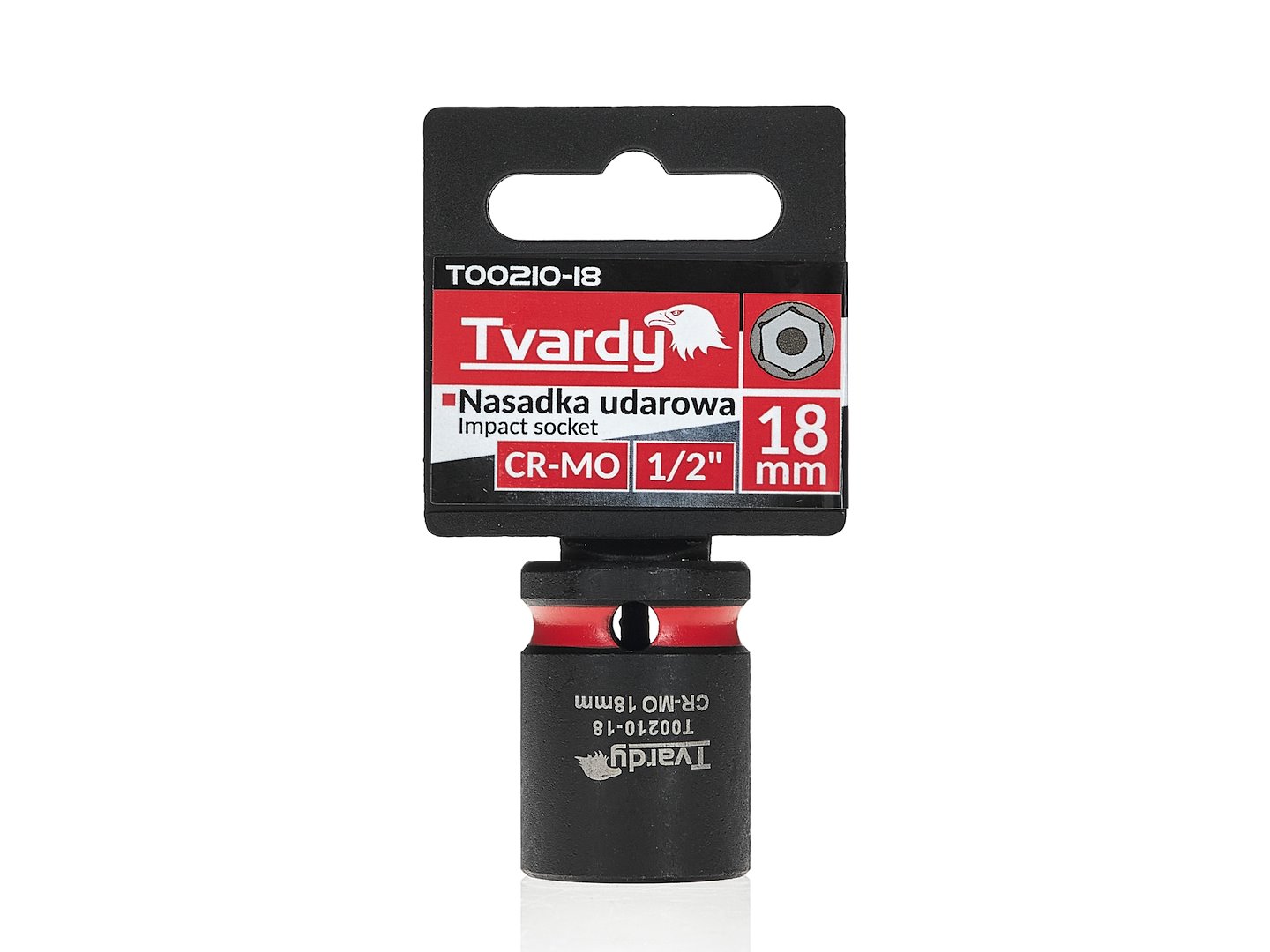 Nástrčkový klíč 1/2" 6-hranný 18 mm CR-MO (10/120) – Geko 4