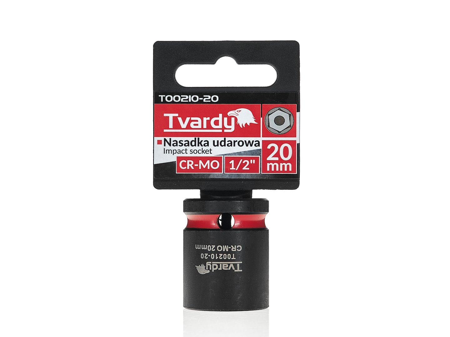 Nástrčkový klíč 1/2" 6-hranný 20 mm CR-MO (10/120) – Geko 4