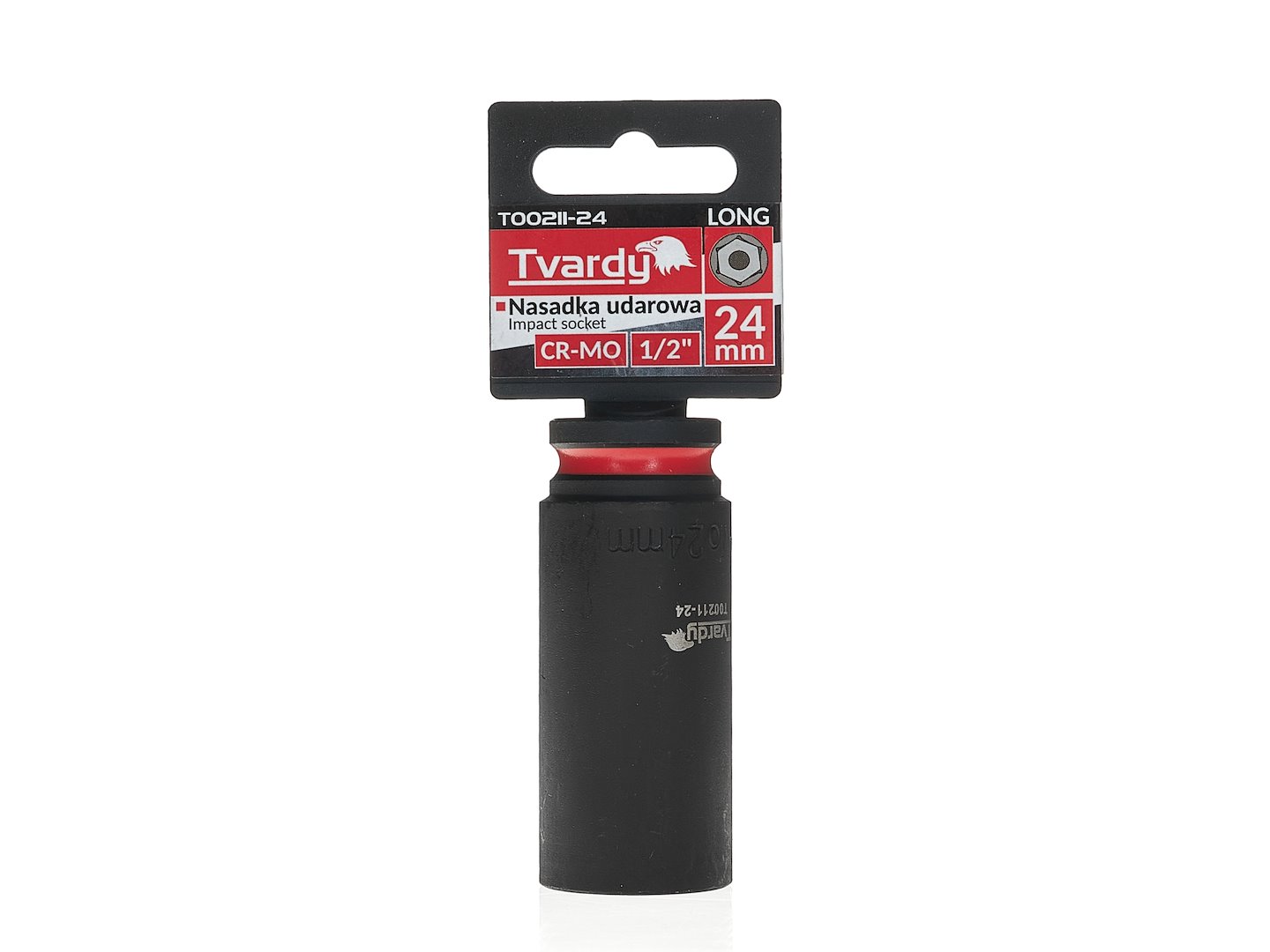 Dlouhá nástrčná hlavice 1/2" 6-hranná 24 mm CR-MO 4