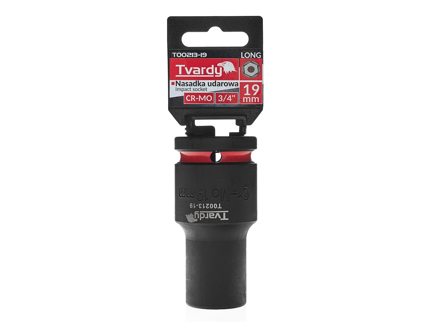 Dlouhá nástrčná hlavice 3/4" 6-hranná 19 mm CR-MO – Geko 4