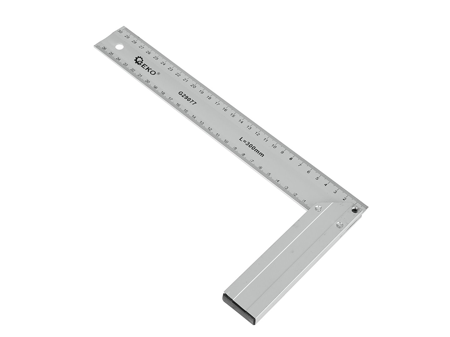 Stavební truhlářský úhelník 300 mm ALU – Geko 4