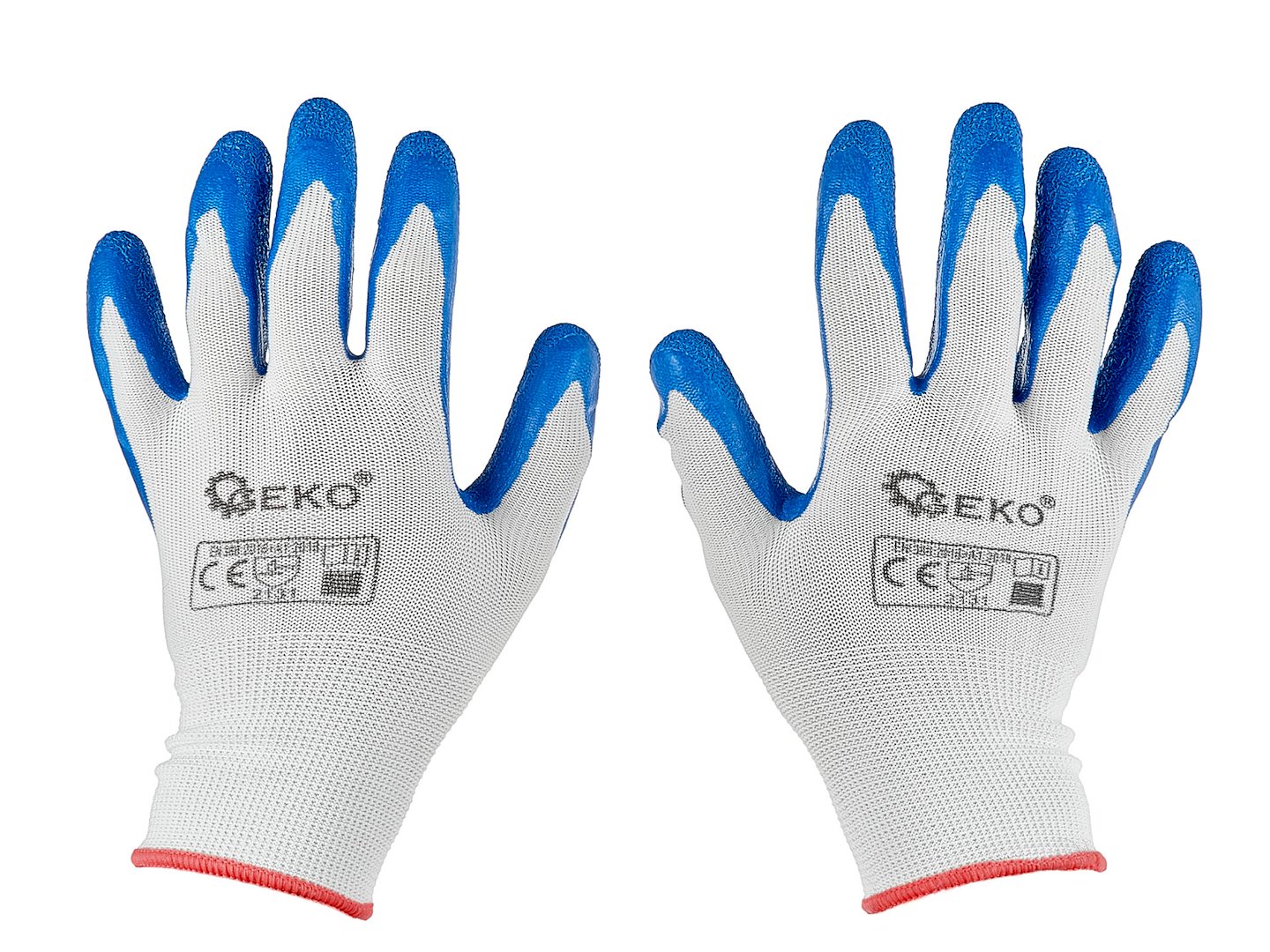 Ochranné rukavice Geko – detail latexového povlaku na dlani
