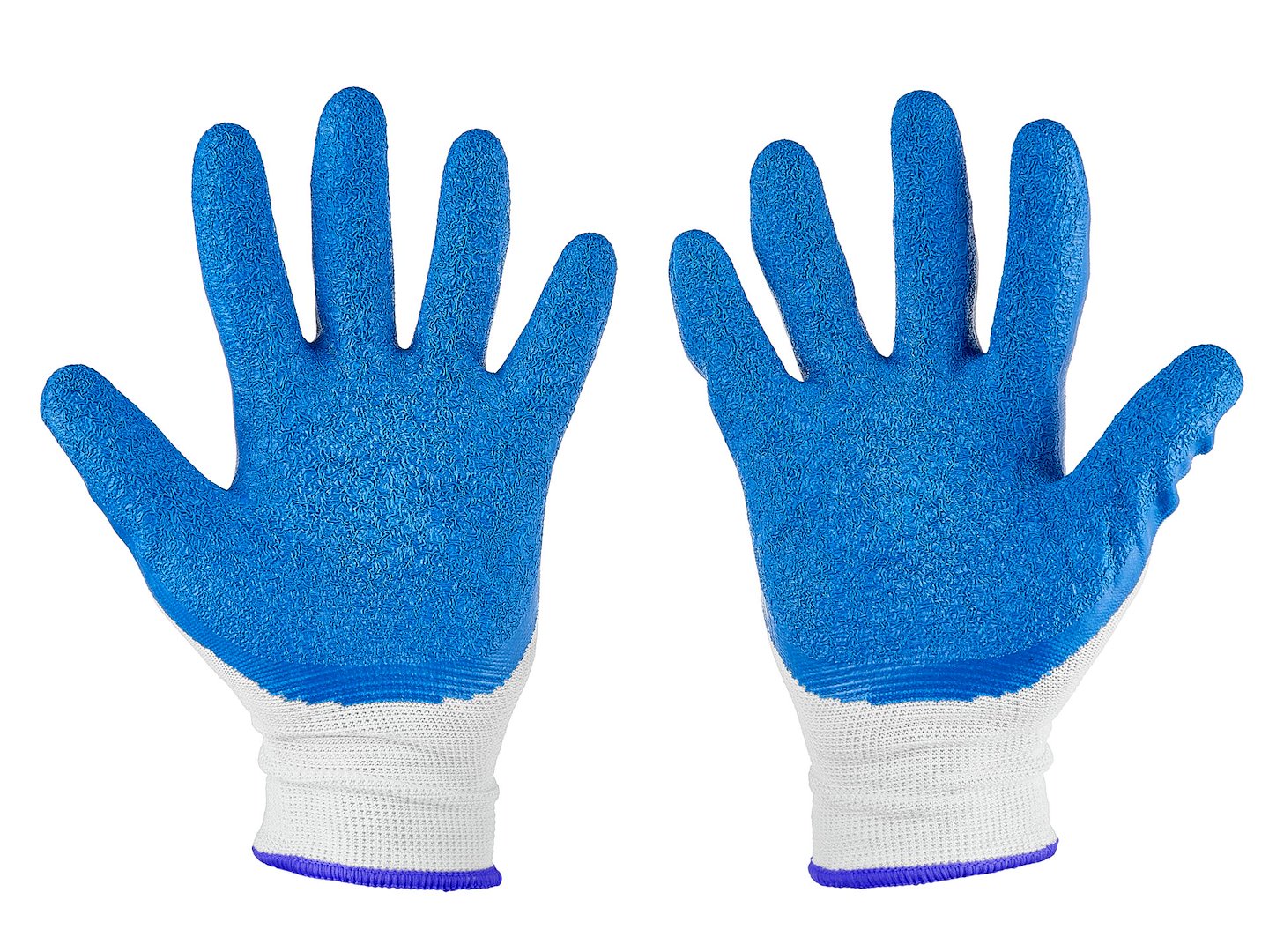 Ochranné rukavice Geko polyester latexový potah velikost 11 – balení 12 párů