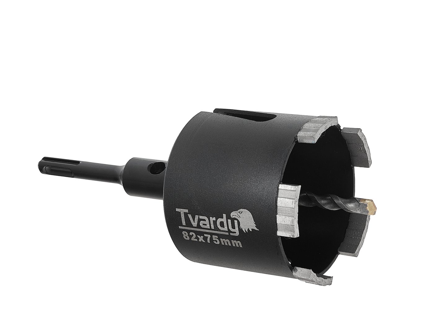 Diamantová děrovka turbo 82 mm – detail turbo segmentů