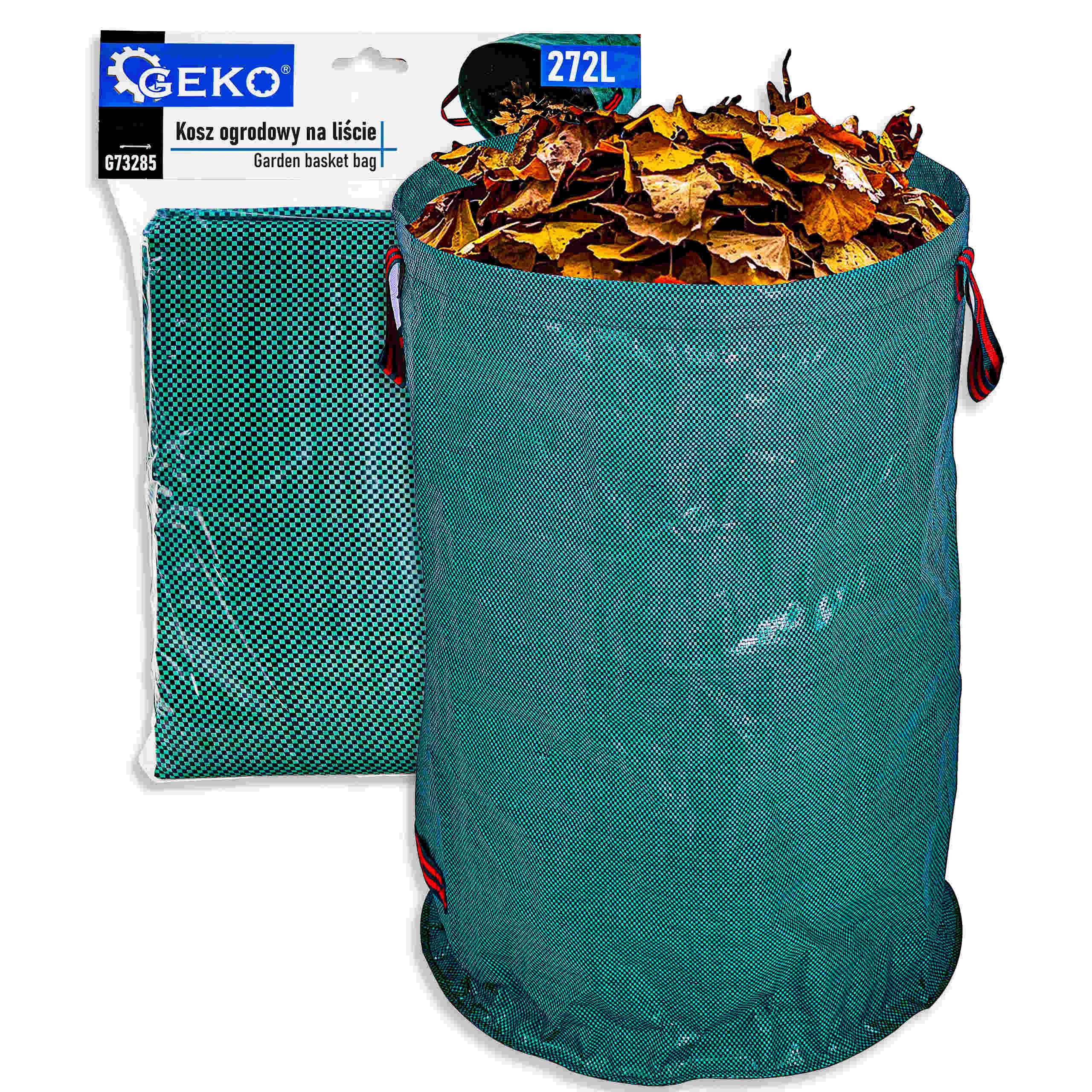 Zahradní koš na listí 272 l Geko – celkový pohled