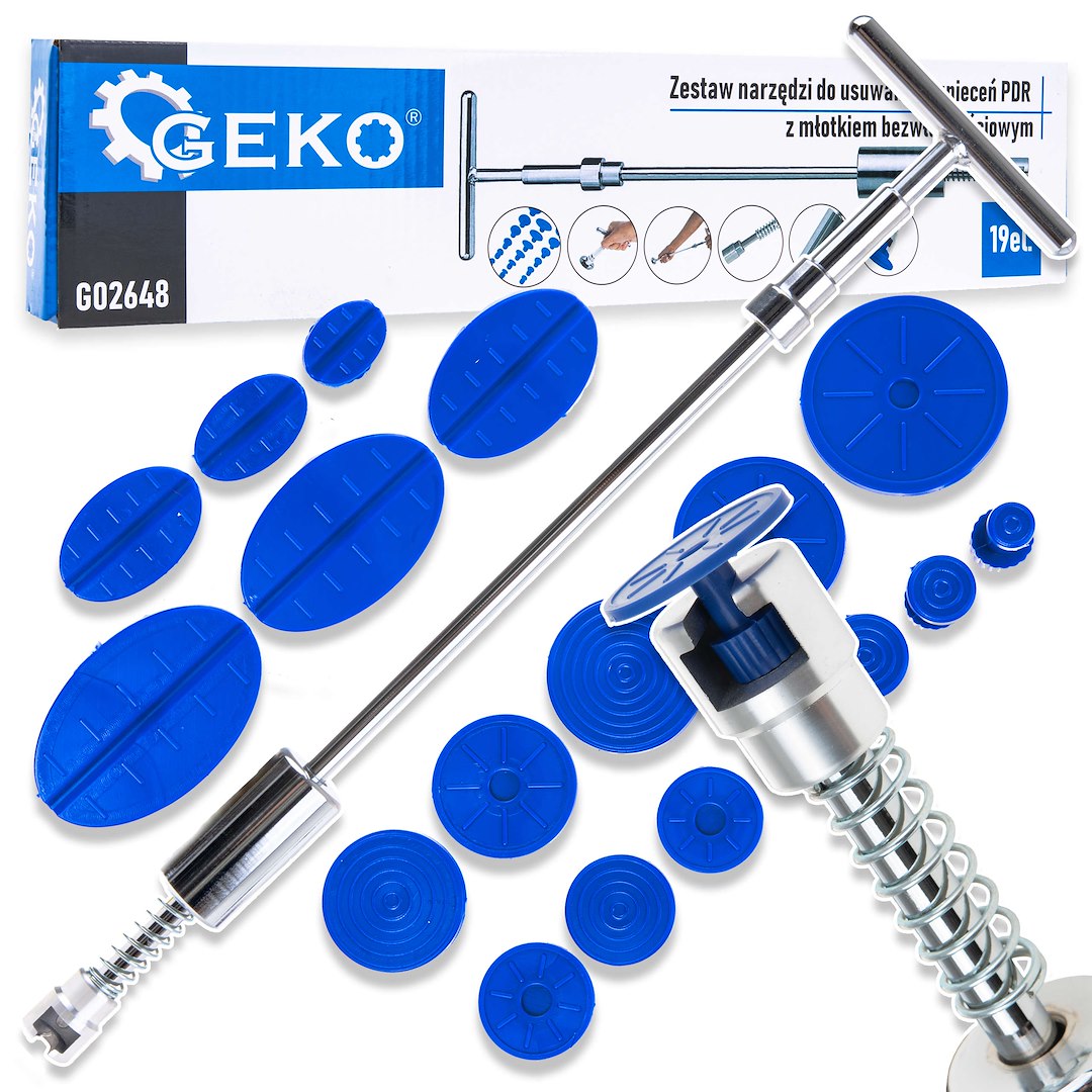 Sada nástrojů PDR Geko G02648 – celkový pohled na sadu