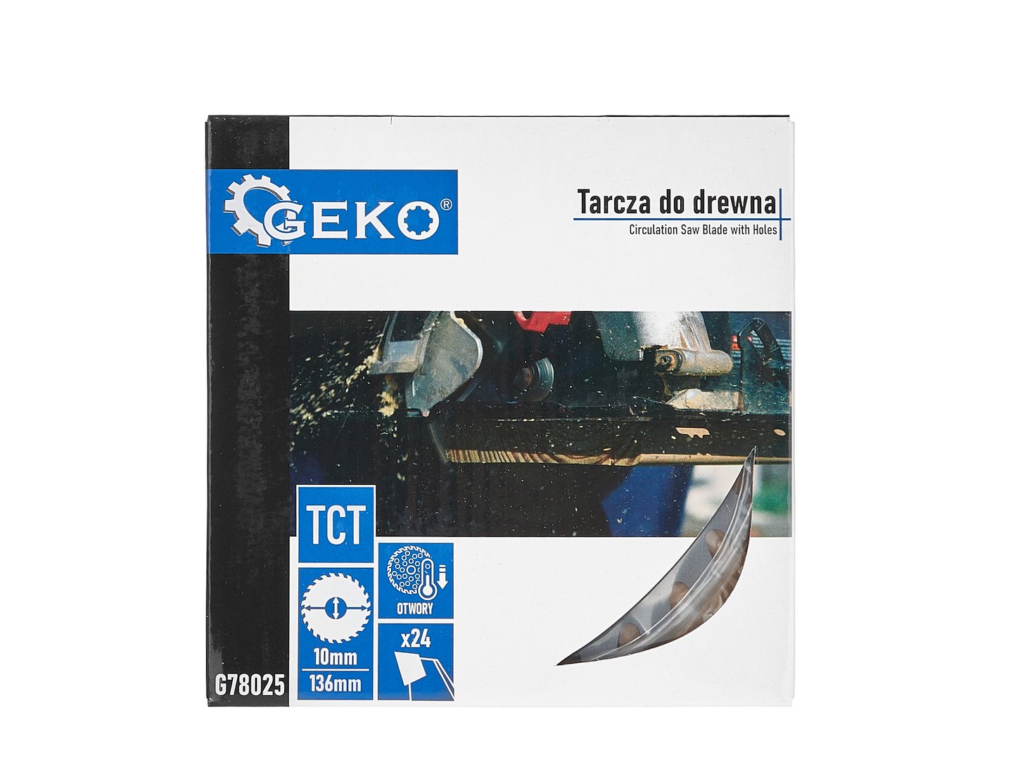 Pilový kotouč Geko 136 mm – odolná konstrukce z vysoce legované oceli