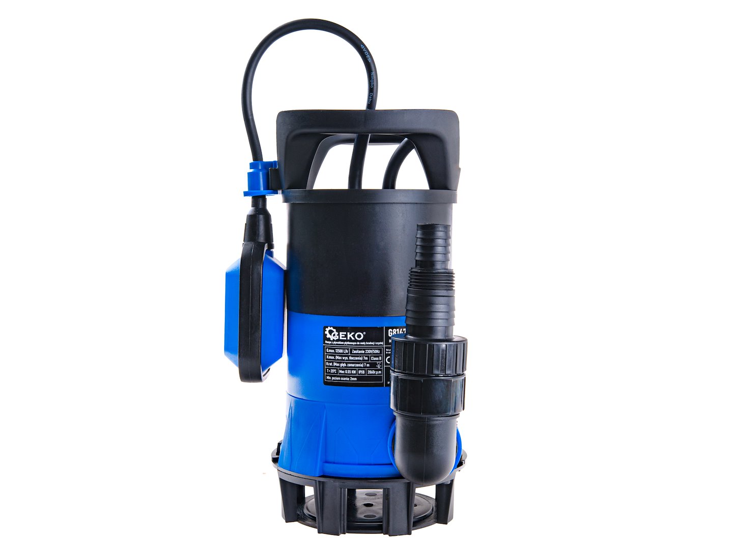 Geko Plastová plováková čerpadla pro čistou a špinavou vodu 3v1 550W 5