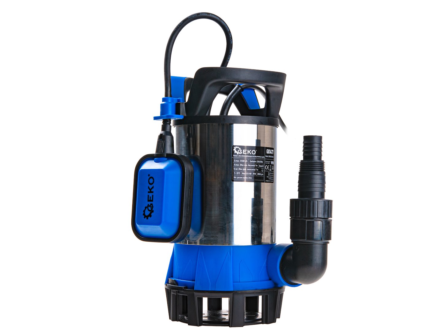 Plovákové čerpadlo Geko 3v1 550W – detail sání