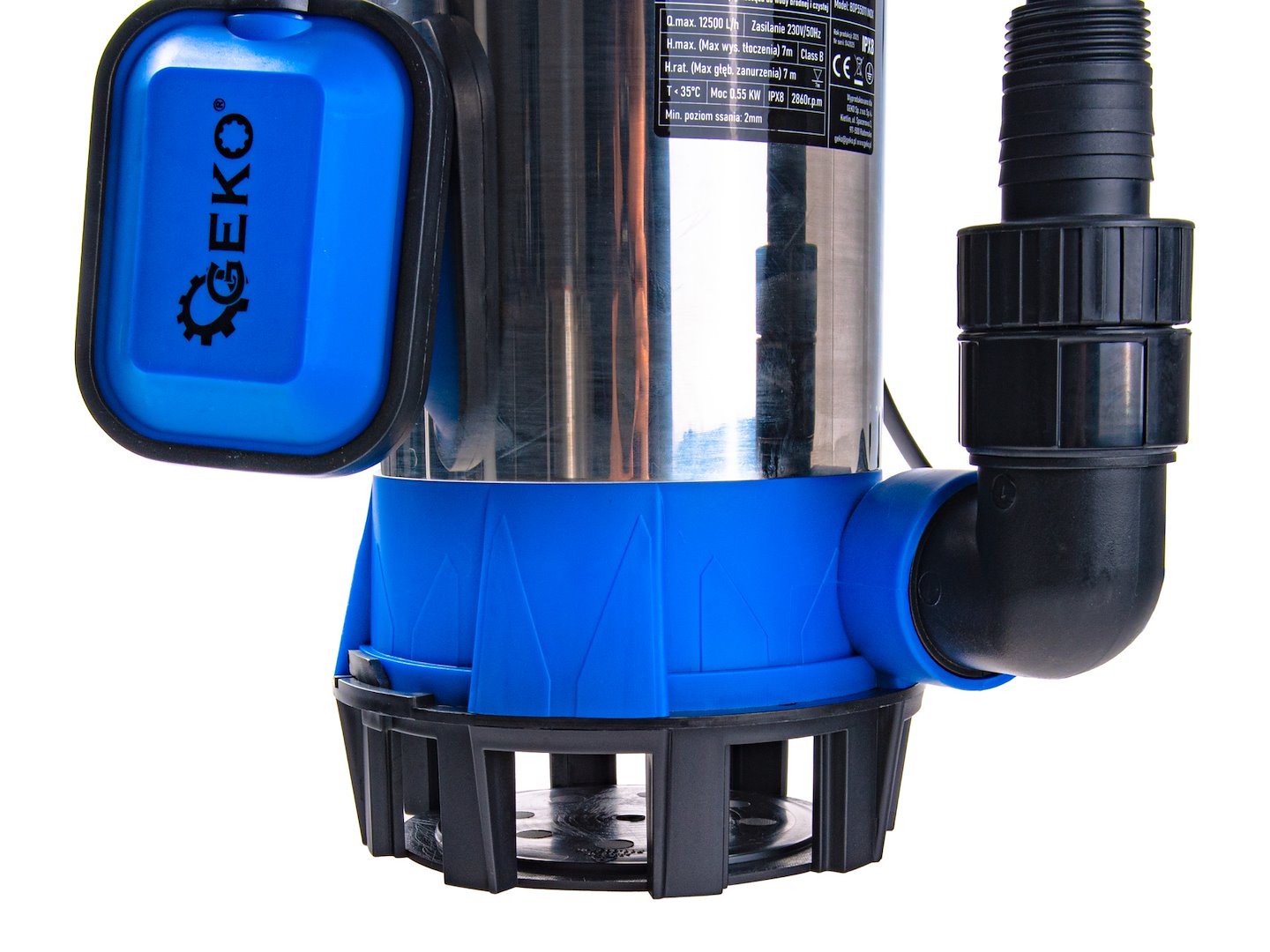 Plovákové čerpadlo Geko 3v1 550W – stabilní konstrukce