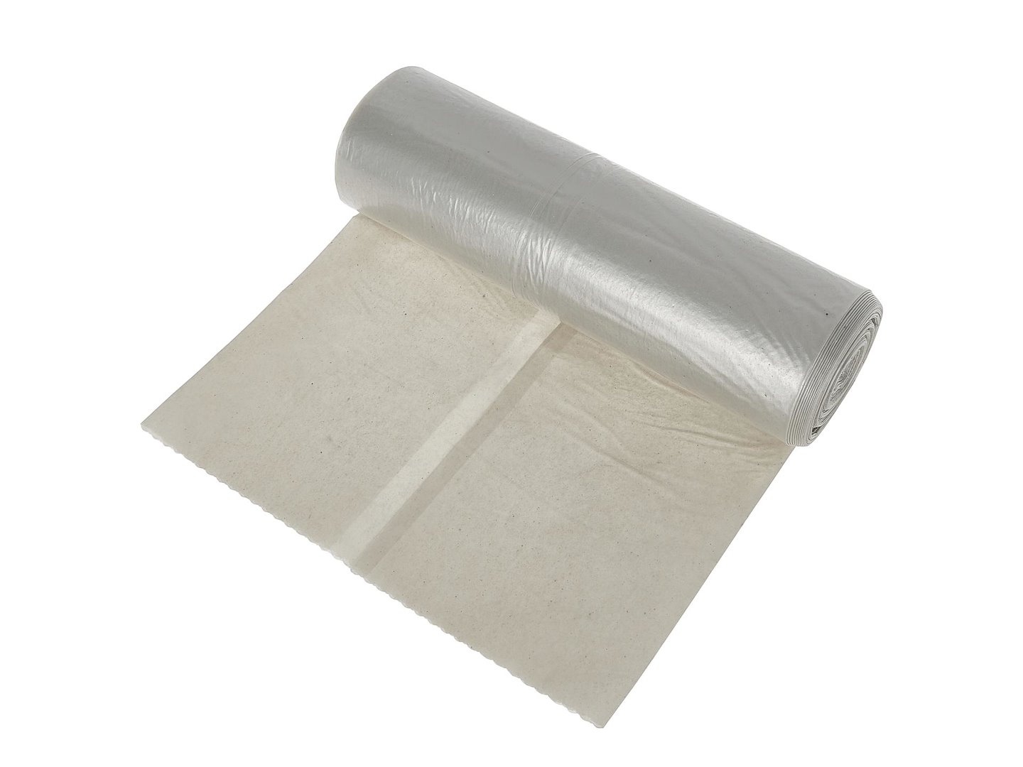 Odpadkové pytle Geko 380 l – detail průhledného materiálu