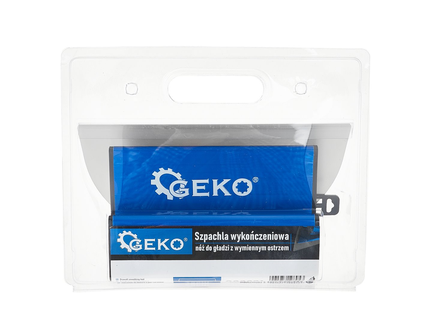 Špachtle na omítku – nůž na omítku s vyměnitelnou čepelí 25 cm (Geko) 6