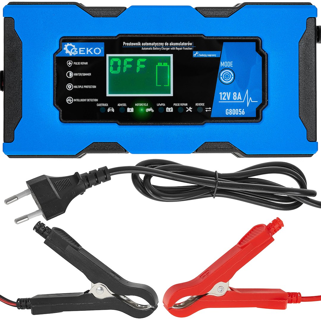 Automatický nabíječ baterií s funkcí opravy 12V 8A (50) 1