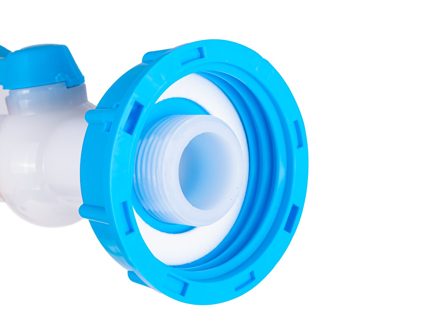 Sada – IBC matice S60x6 + kohoutek na hadici 32 mm 45° – Mauser (80) 3