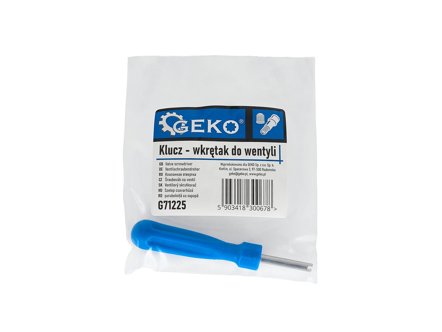 Klíč - šroubovák na ventily a ventily (250) 5
