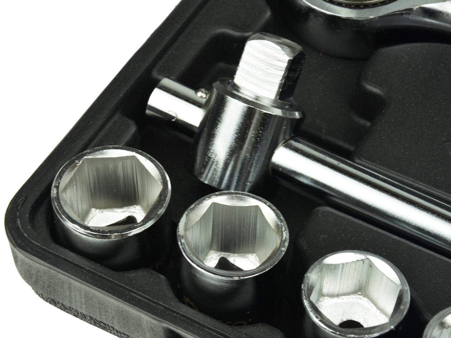 Sada nástrčných klíčů 21 ks, 3/4", 6-hranné, 19–50 mm, černý kufřík – Geko 5