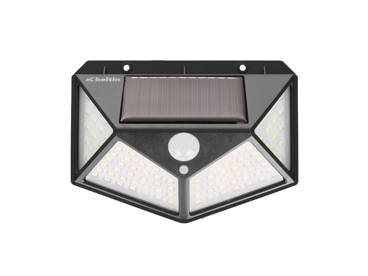 Solární lampa Geko 50 W 100 LED – senzor pohybu a soumraku