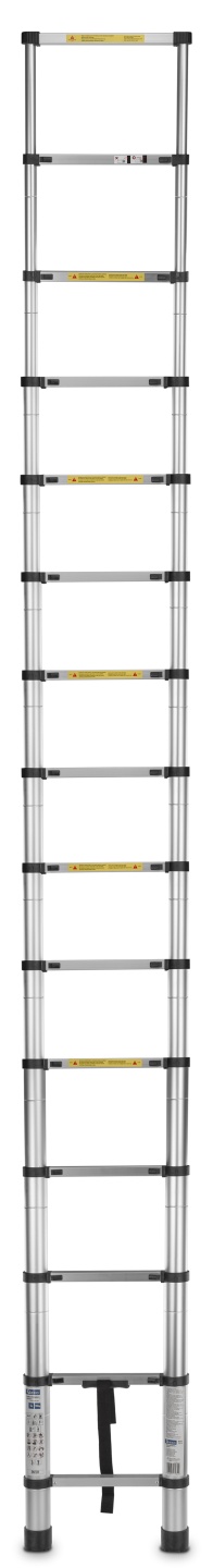 Teleskopický hliníkový žebřík 5 m 150 kg (1) 5