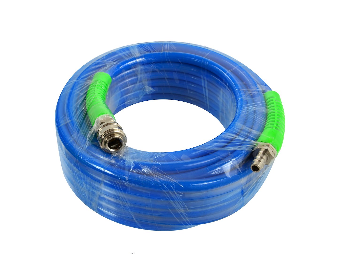 Pneumatická hadice s výztuží PU 15 m 12 mm x 8 mm modrá Geko – celkový pohled na hadici
