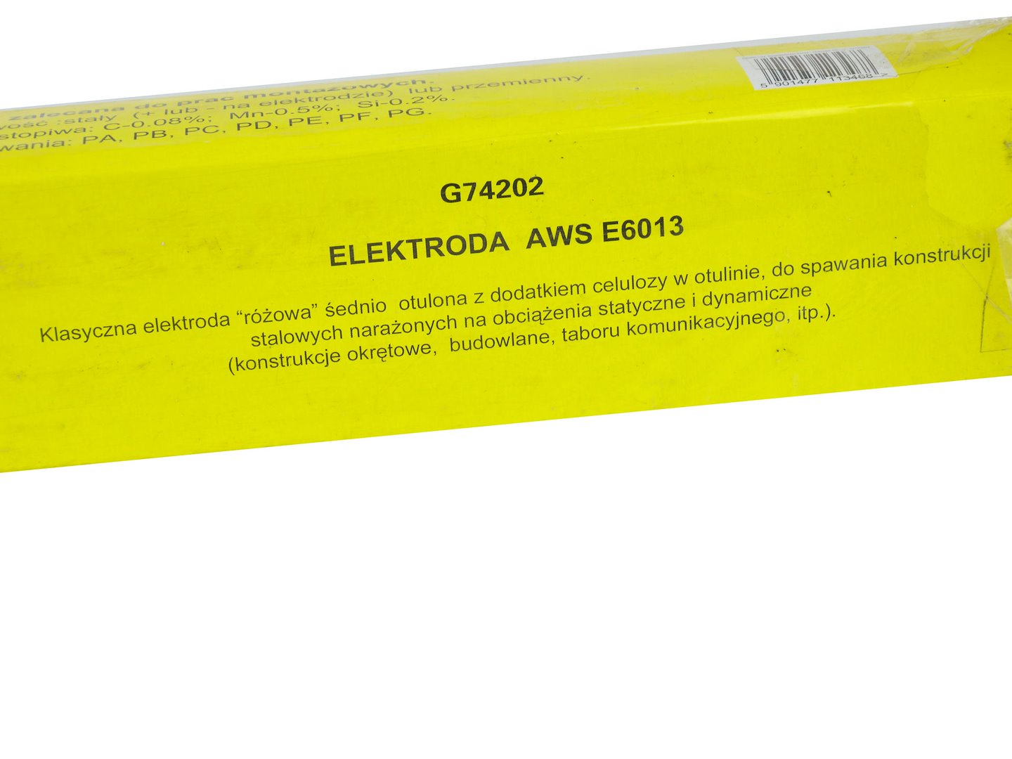 Svařovací elektrody Geko 4 mm × 350 mm, růžové – balení 5 kg 4