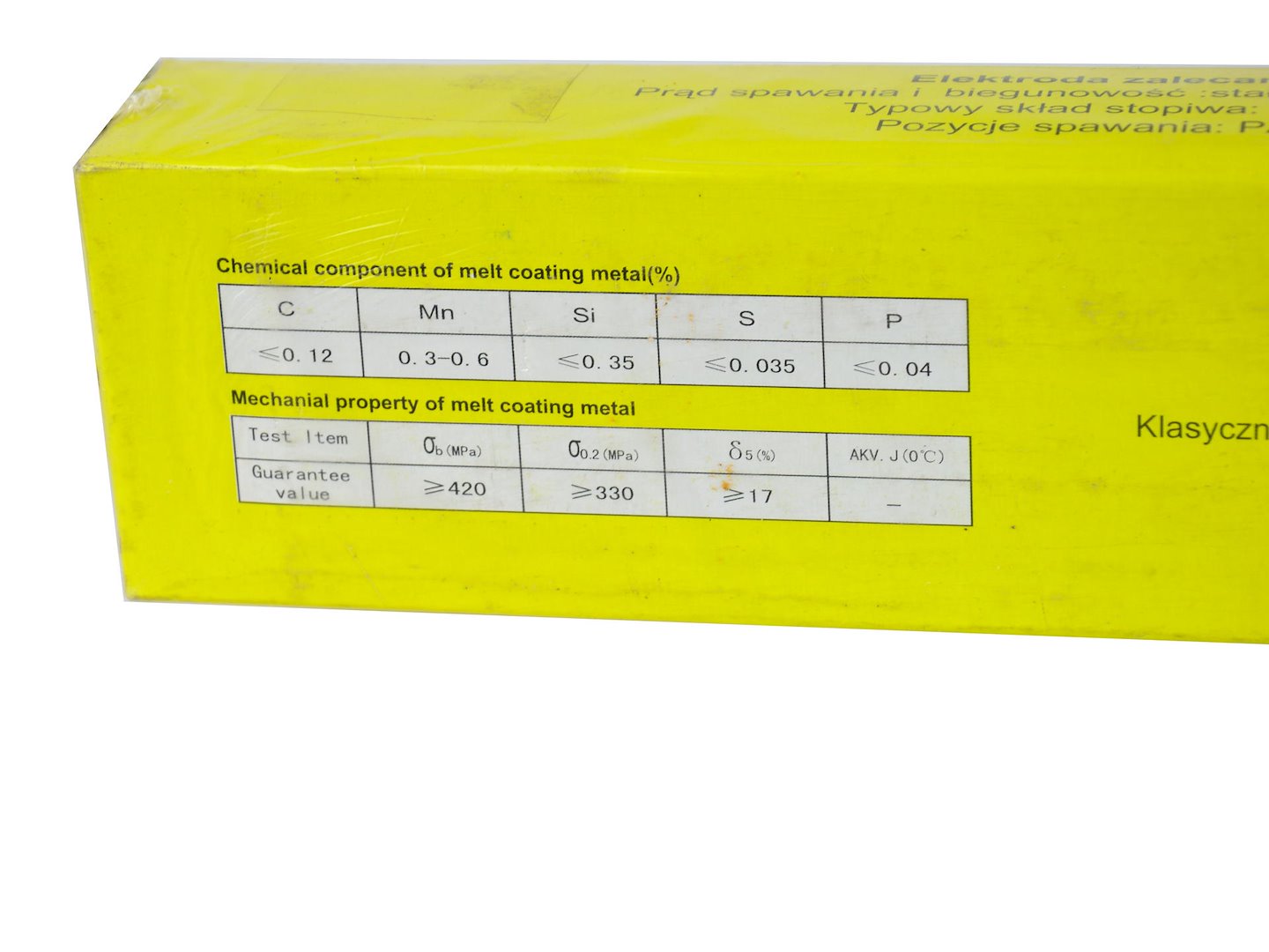 Svařovací elektrody Geko 4 mm × 350 mm, růžové – balení 5 kg 5