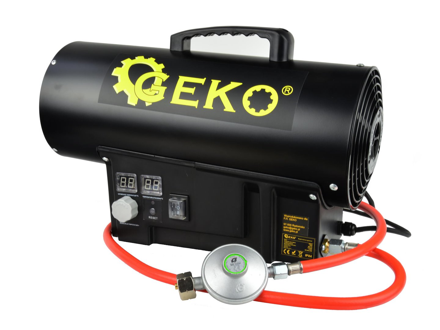 Plynový ohřívač s reduktorem a termostatem 20 kW (1) 6