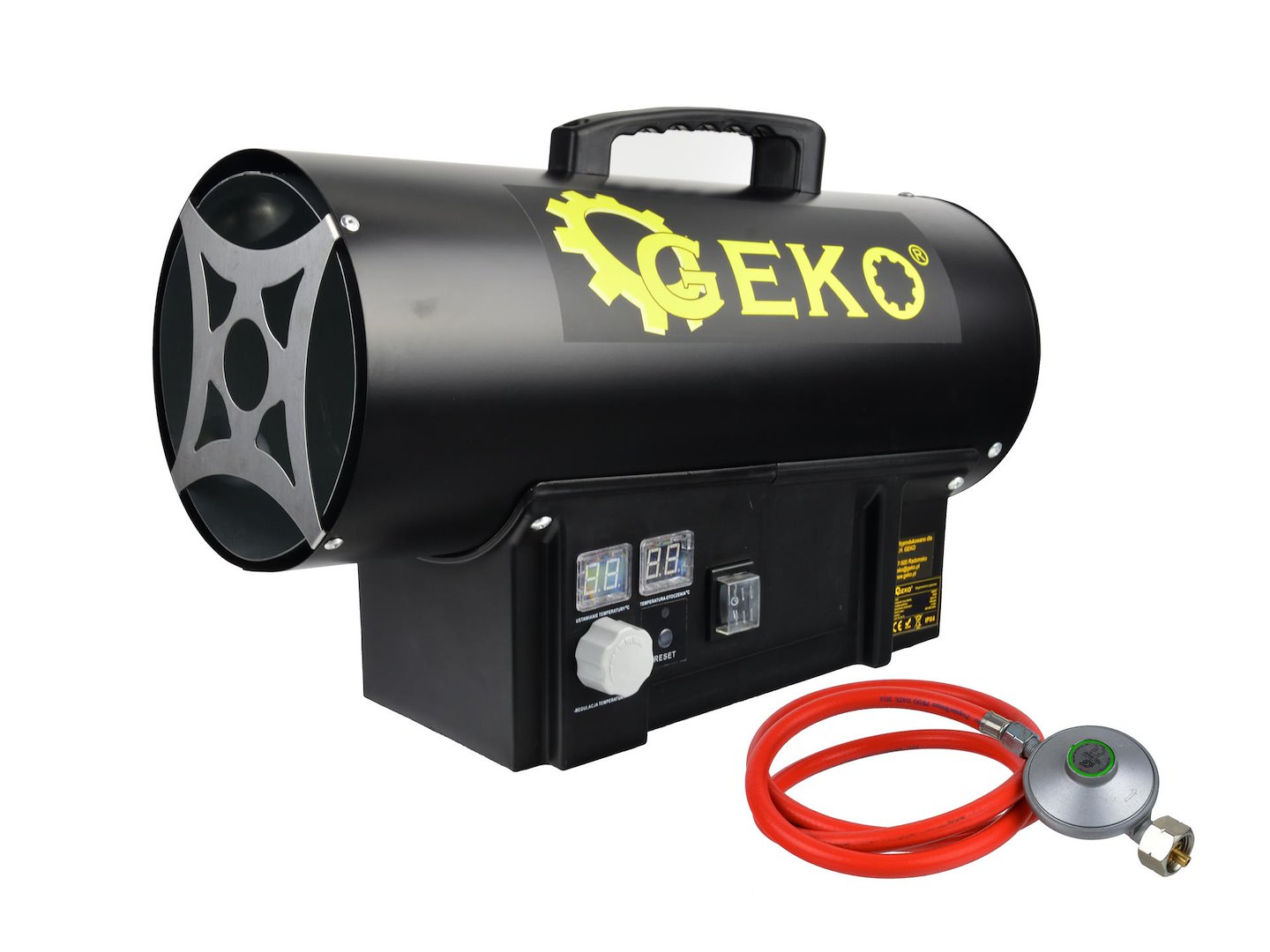 Plynový ohřívač s reduktorem a termostatem 20 kW (1) 1