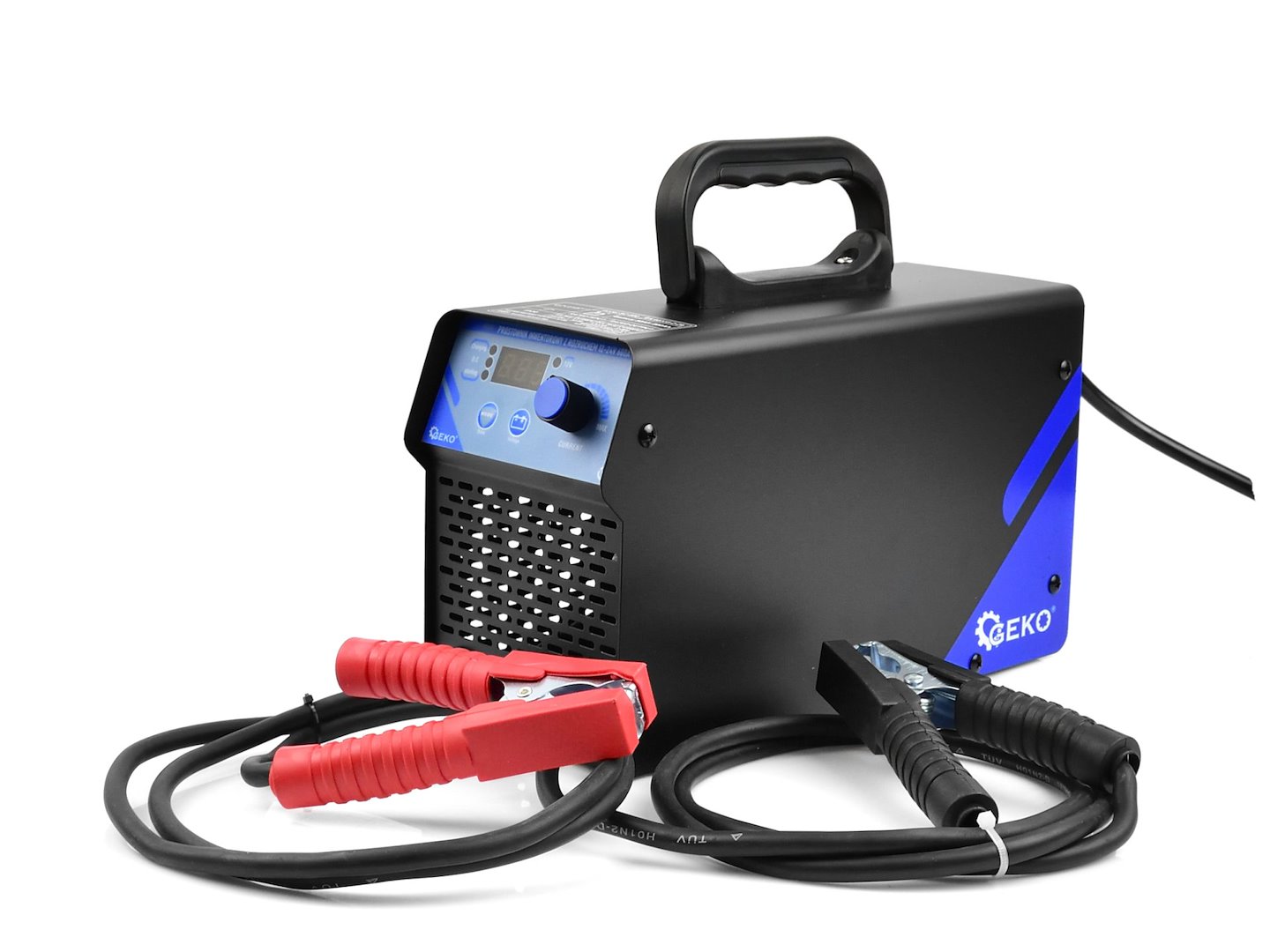 Invertorový nabíječ Geko 12-24 V 600 A – celkový pohled