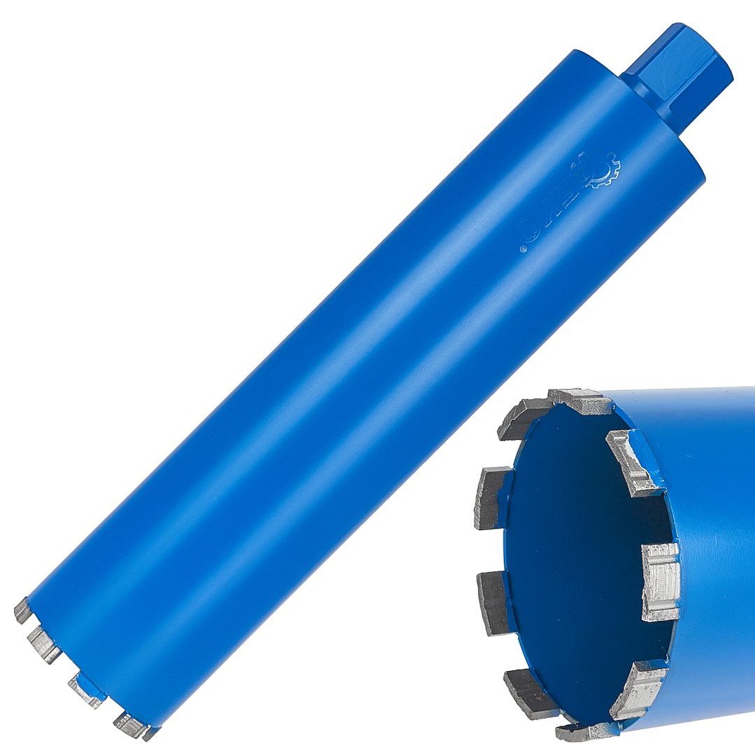 Diamantový vrták Geko 102×10×450 mm – celkový pohled