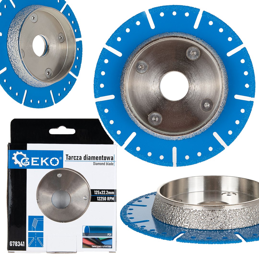 Diamantový kotouč Geko 125 mm – celkový pohled na produkt