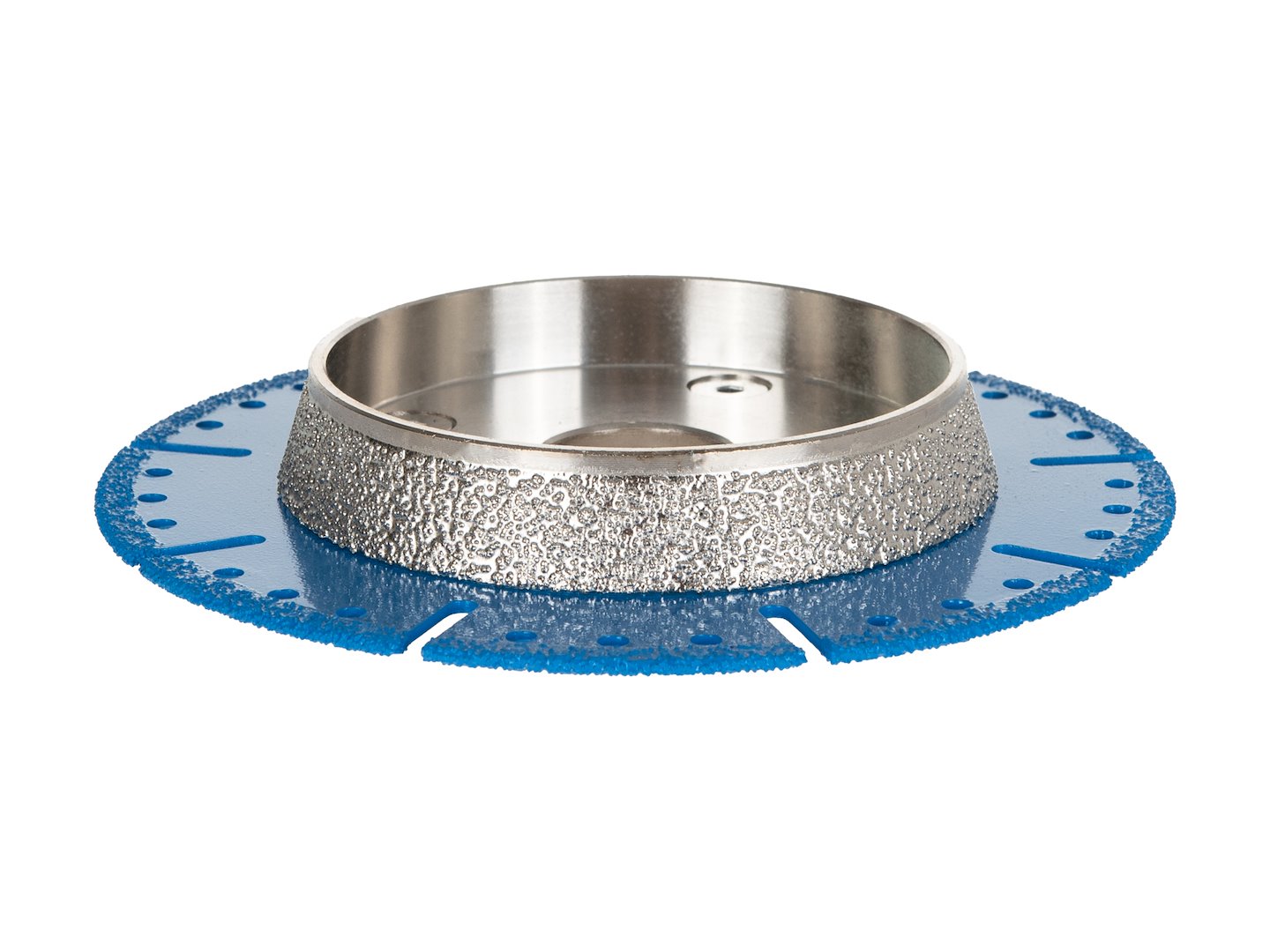 Diamantový kotouč Geko 125 mm – použití při fazování PVC trubky