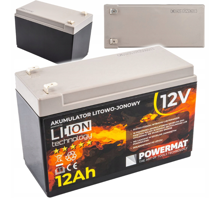 Li-ion baterie 12 V 12 Ah (12000 mAh) do akumulátorového postřikovače