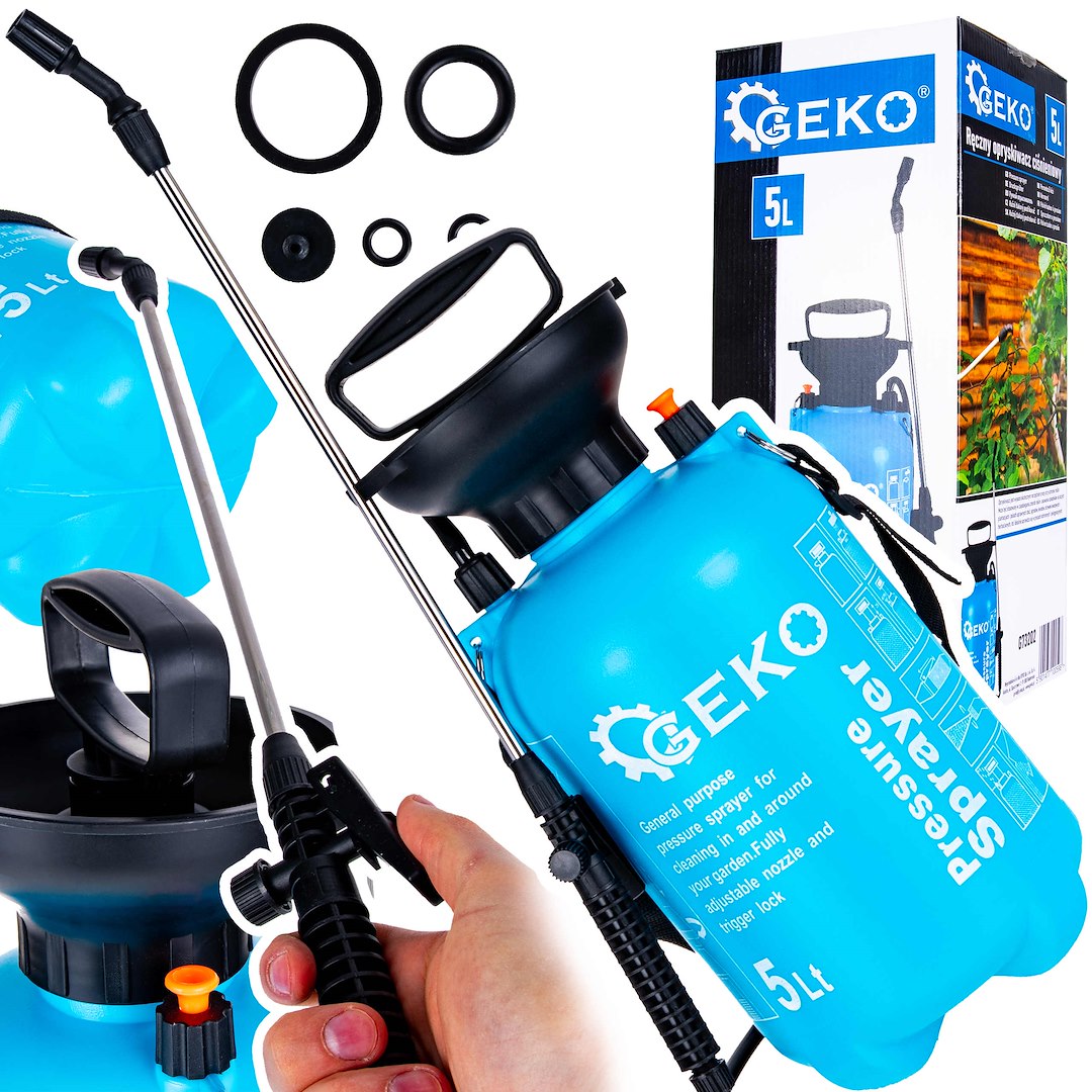 Postriekavač 5 L Geko – celkový pohľad