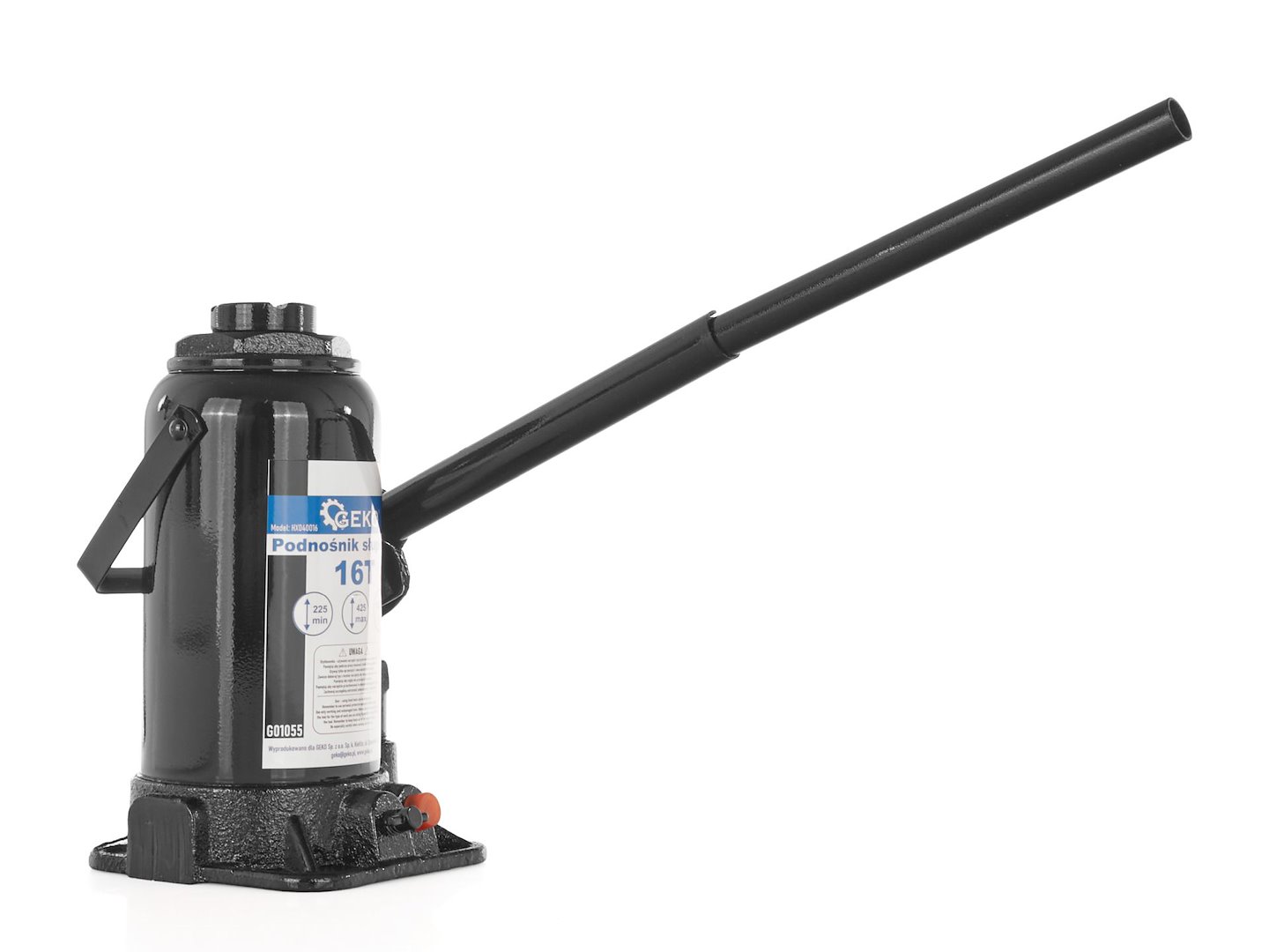 Hydraulický sloupový zvedák 16t Geko – pohled z boku