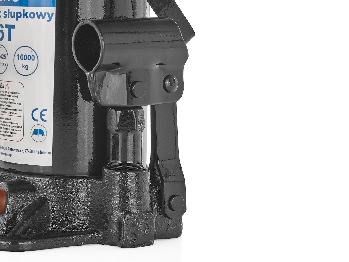 Hydraulický sloupový zvedák 16t Geko – ovládací prvky