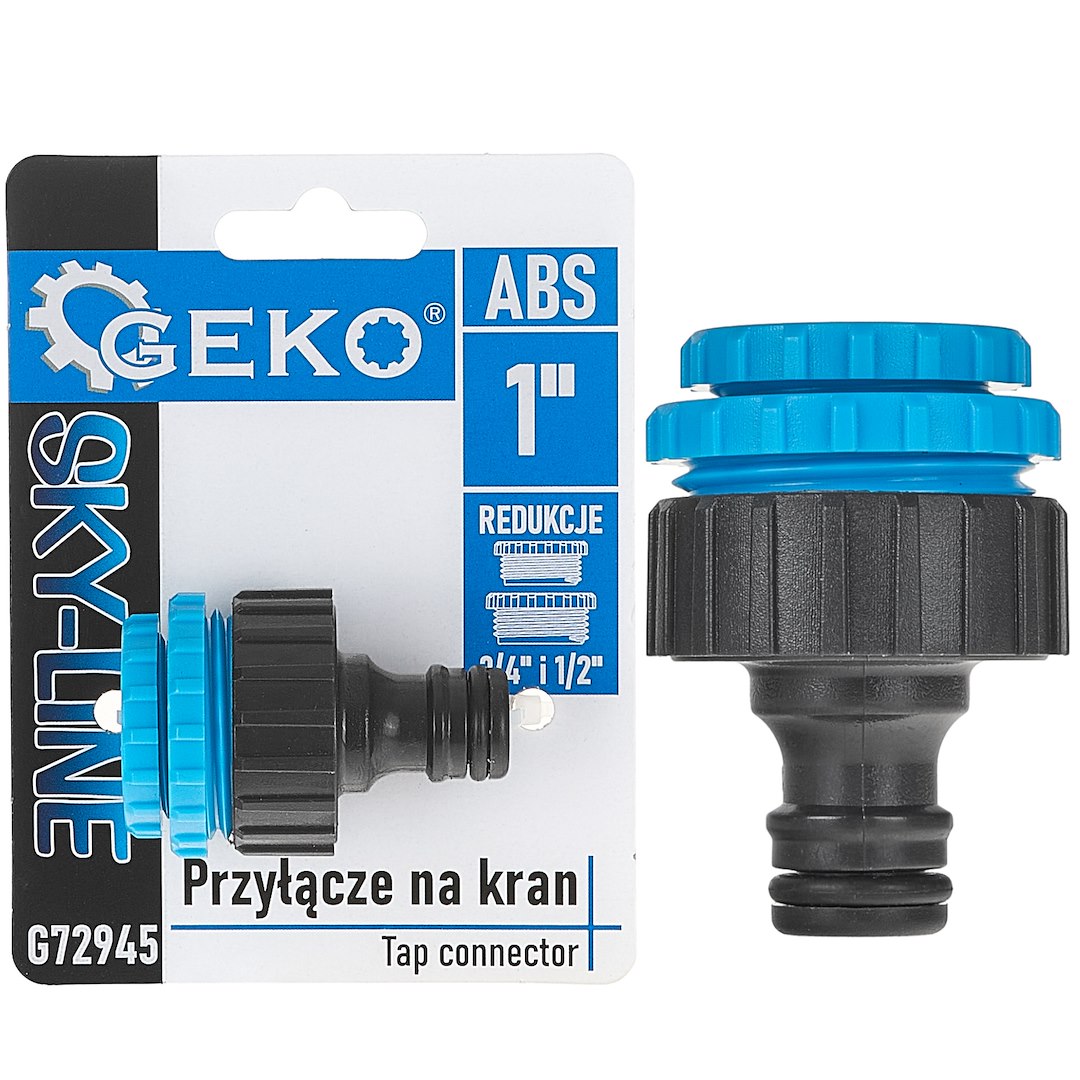 Připojení na kohoutek 1 s redukcemi 3 × 4 mm a 1 × 2 mm Sky-line – Geko 1
