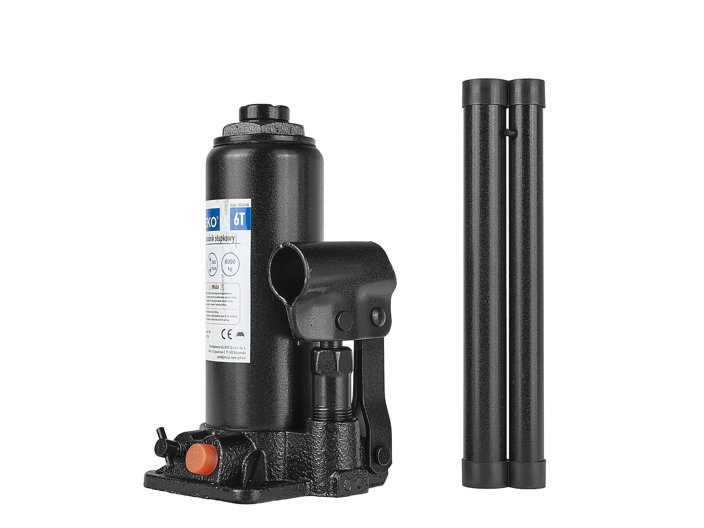 Hydraulický sloupový zvedák 6t Geko – hydraulické ovládání