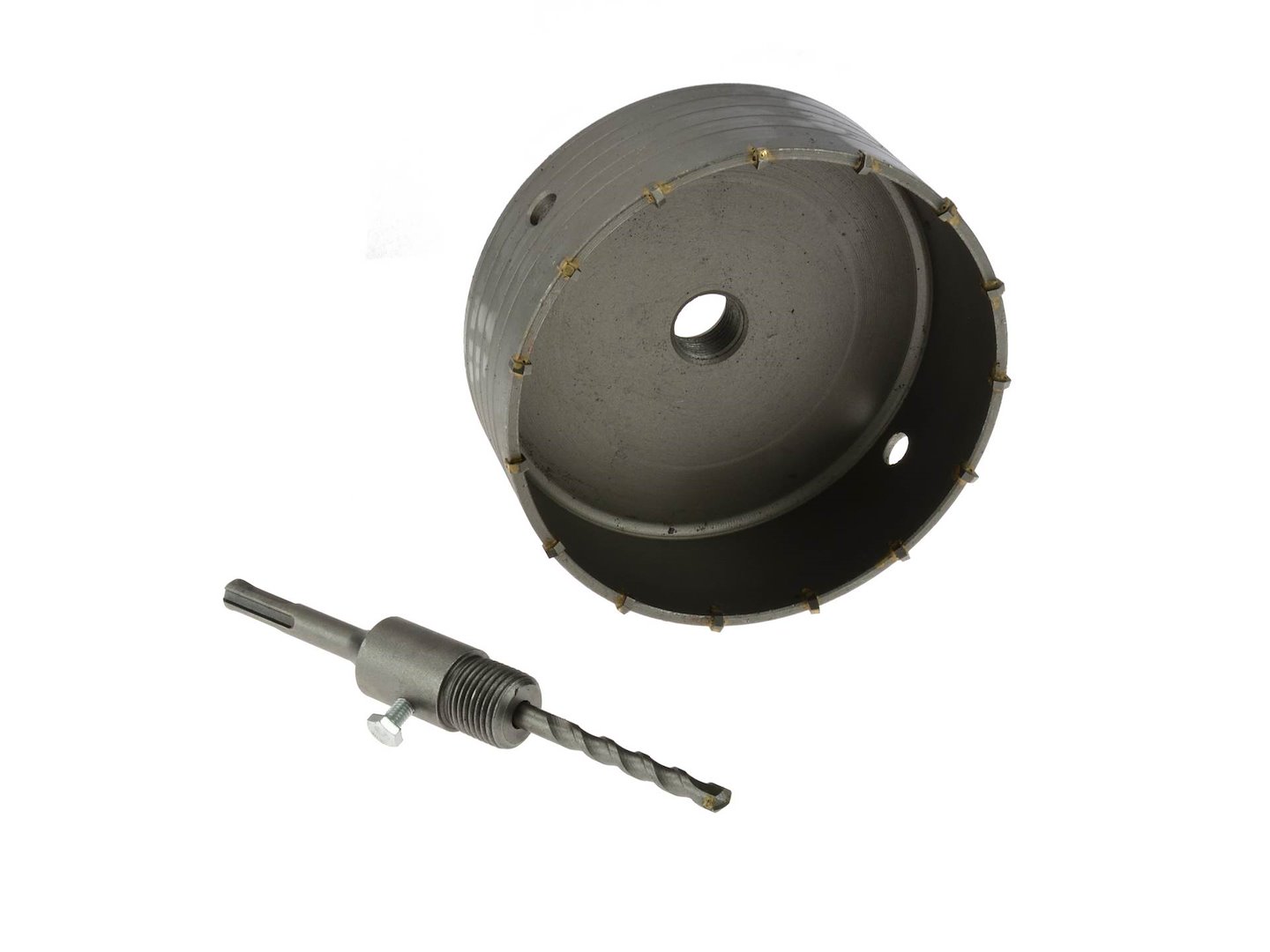 Fréza do betonu 150 mm SDS Plus Geko – detail upnutí SDS Plus