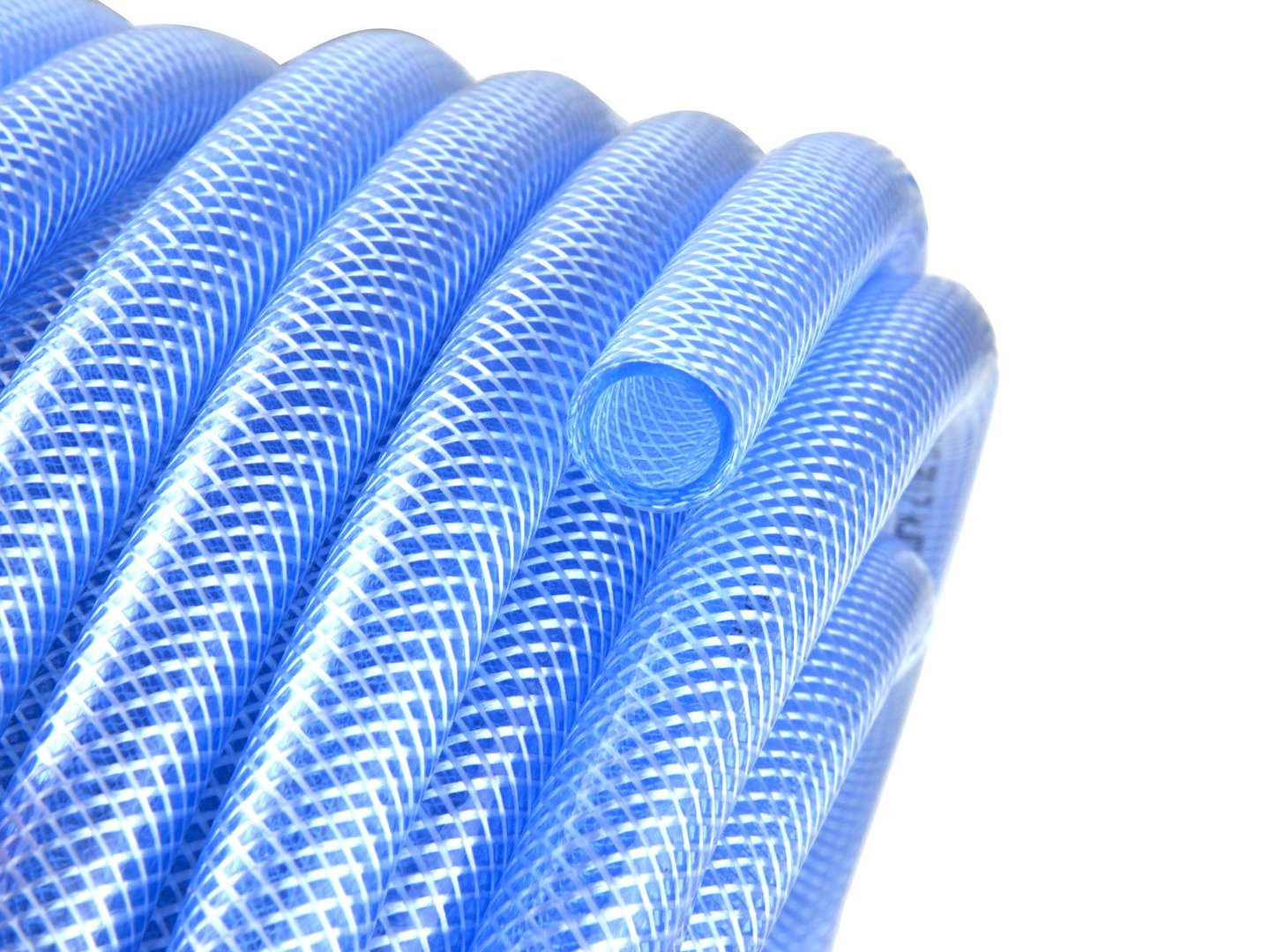 Technická hadice 16 x 3 mm s rychlospojkou, modrá, 50 m – Geko 3