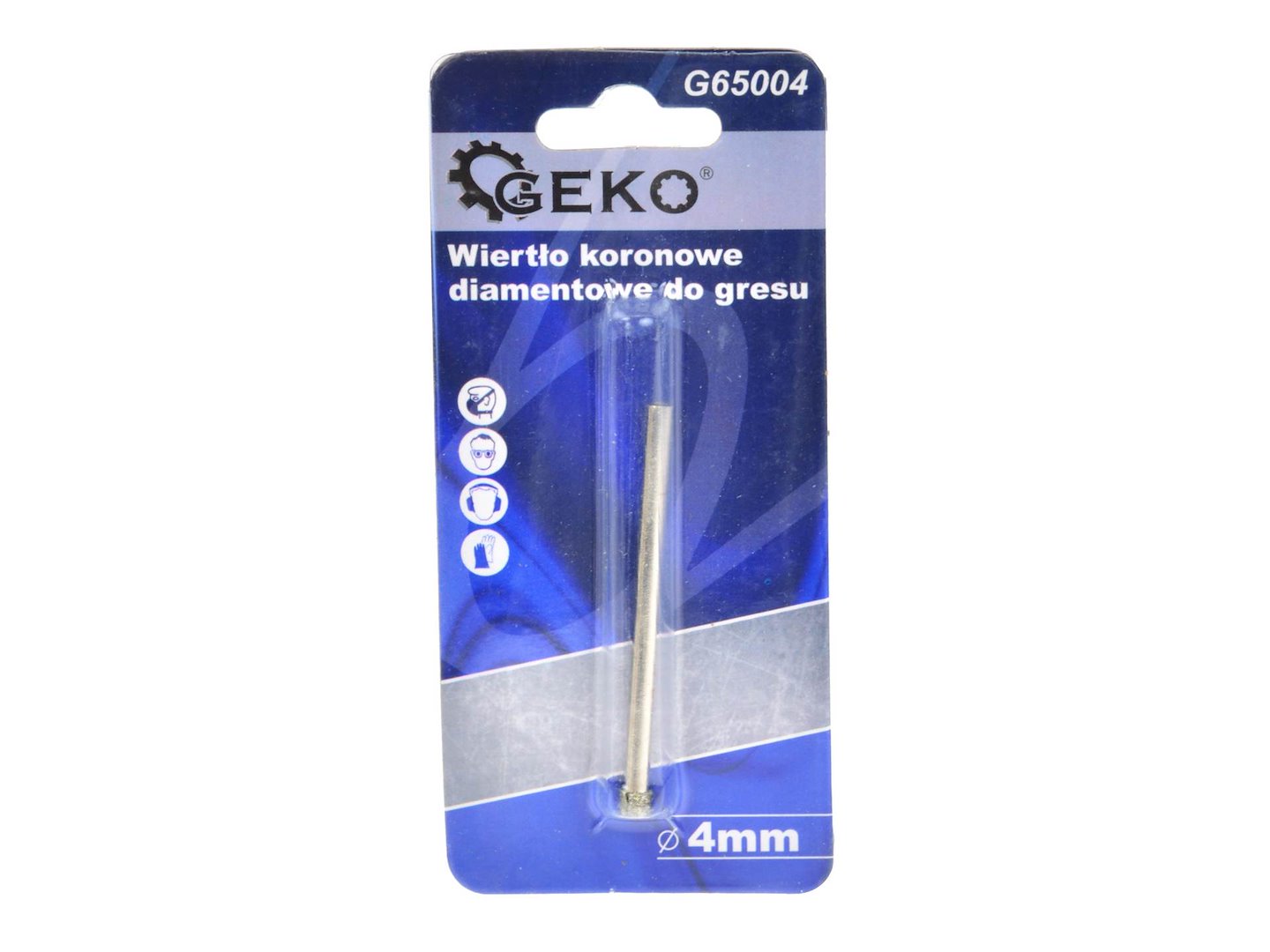 Diamantový vrták do dlažby 4 mm Profi – 1 ks, délka 100 mm (Geko) 1