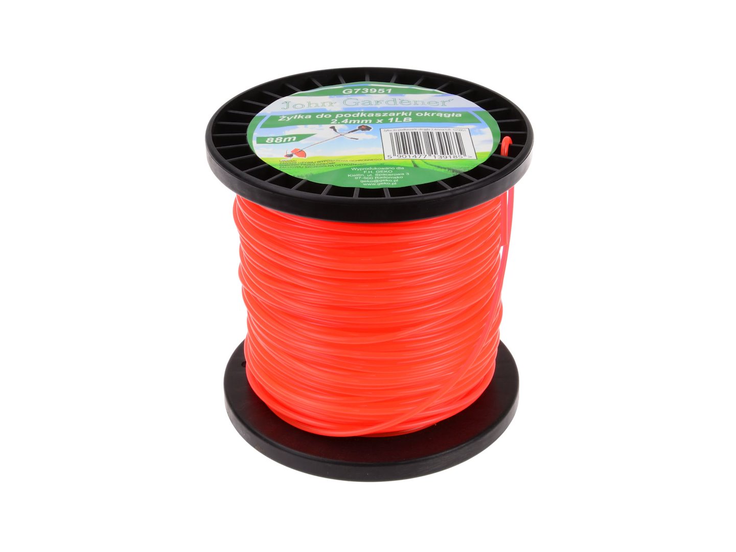 Vlasec pro vyžínačku kulatý 2,4 mm × 1 Lb – náhradní struna Geko