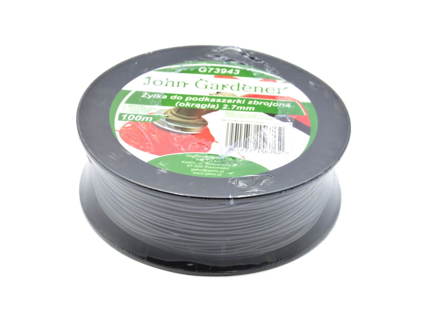 Vlákno pro vyžínač vyztužené kulaté 2,7 mm × 100 m – Geko 1