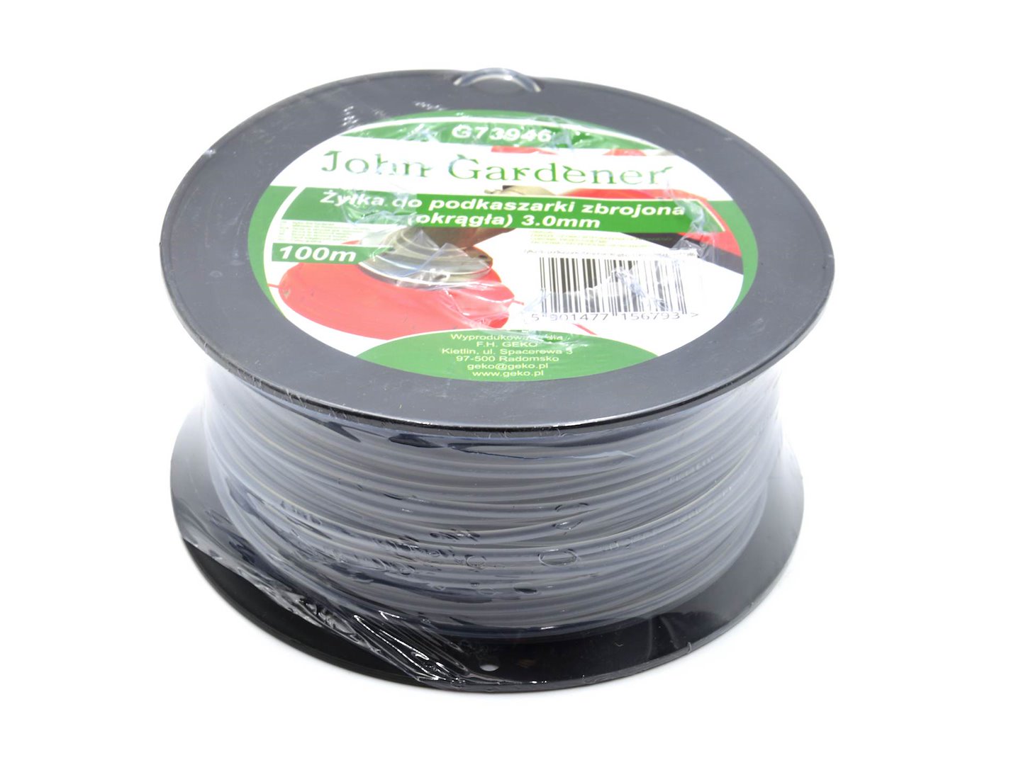 Vlasec pro vyžínačku vyztužený kulatý 3,0 mm × 100 m – Geko 1