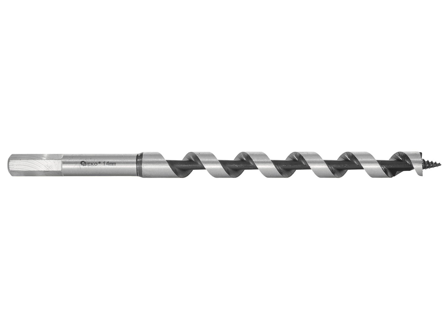 Spirálový vrták Geko 14 × 230 mm – kalená ocel pro přesné vrtání 1