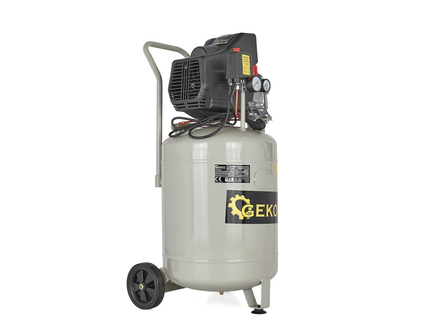 Vertikální olejový kompresor 50 L – Geko G80332 1